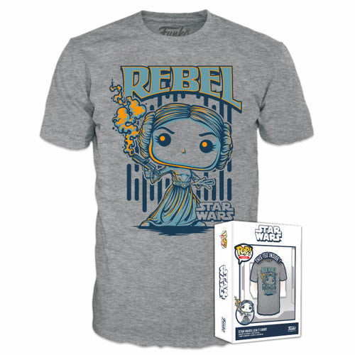 Funko POP! Tees - Star Wars - Leia