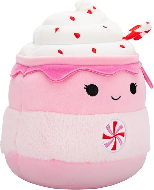 Ethel the Pink Candy Cane Hot Chocolate - Squishmallows - 7.5-Inch