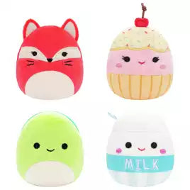 Squishmallows - Micromallows 4-Pack - 2.5-Inch - (Clara, Fifi, Henery, Melly)